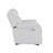 Blanche White Glider Recliner With LED Light