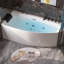 Baignoire de trempage profonde en angle 62,99 po x 31,10 po