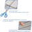 Stone Drying Mat – Grey – Large, Foldable, Diatomaceous Earth, Quick-Dry, Multi-Use (Kitchen & Bathroom)