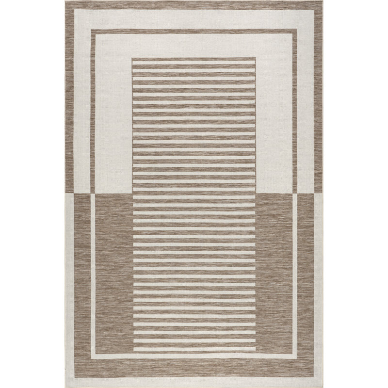 Caoimhe Geometric Indoor/Outdoor Area Rug, Rectangle 5'3" x 7'6"