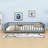 Twin Wood Floor Bed With Slats-353881098
