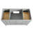 Freestanding Single Sink Bathroom Vanity-1346057514