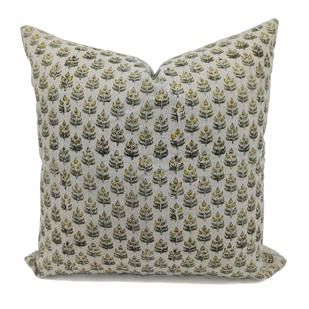 Kniff Edge Linen Indoor/Outdoor Pillow Cover Fabdivine 