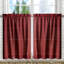 Ensemble de deux rideaux de couleur café unie sur mesure de 56 po Ellis-2089171903-2089171845