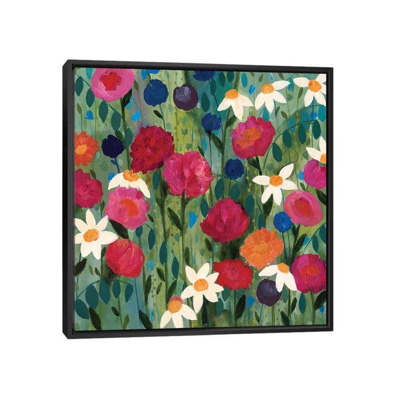 «Meant to Be», impression sur toile, H 18 po x l 18 po x P 1,5 po, Toile avec cadre noir, Pas de tapis