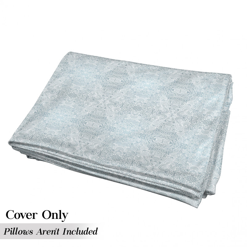 Housse de coussin d'extérieur style rococo, H 2 po x l 27 po x P 88 po
