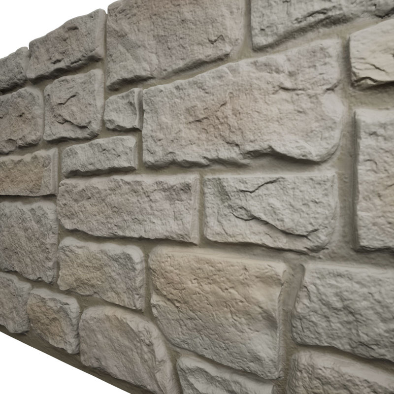 Harbor Mist Faux Stone Panel, 48"W x 23.75"H