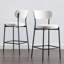 Mateiu 66cm Boucle Fabric Bar Stool-1529593922