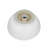 The Renovators Supply Inc. 16.5'' Gloss White Vitreous China Circular Bathroom Sink with Overflow
