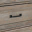 2 Drawers Wooden Nightstand In Platinum Finish
