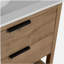 Meuble-lavabo de 30 pouces avec planche en bois massif et 2 tiroirs-1060751699