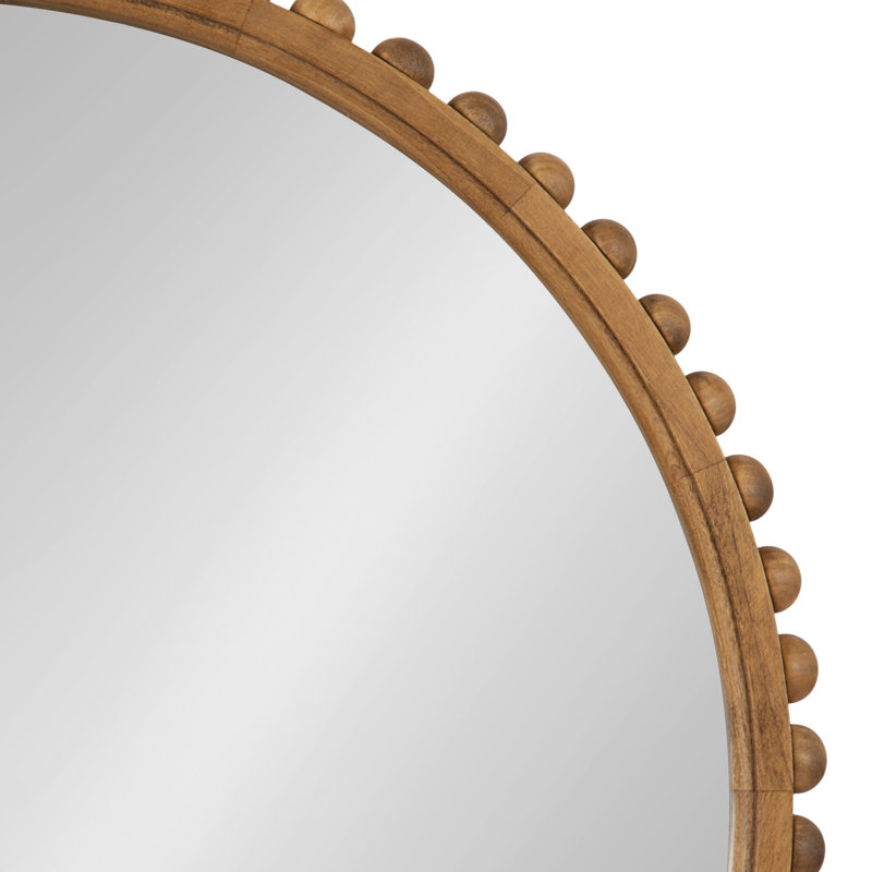 Miroir en bois, Bois brun moyen