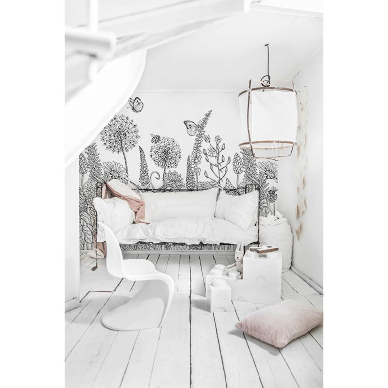 Cariveau 2.5m x 2.5m Matte Wallpaper Roll, 250 x 250cm