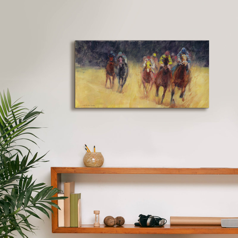 "Derby 2016" par Valtcho Tonov, H 12 po x l 24 po x P 0,75 po