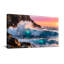 Paysage et nature Vagues se brisant sur des rochers au coucher du soleil-1337818414