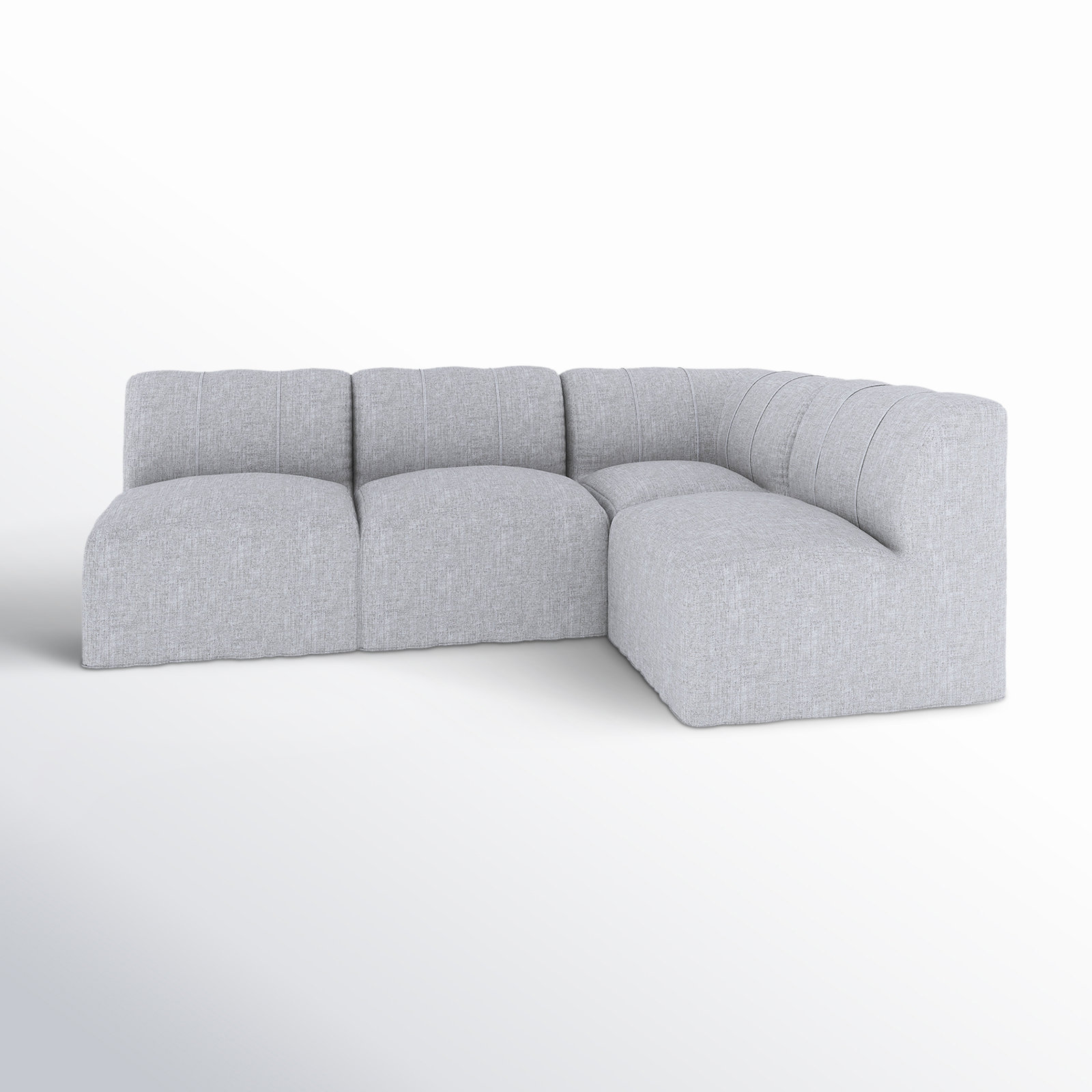 Praia 96" Sunbrella Outdoor Sofa, Canvas Granite Sunbrella® Canvas