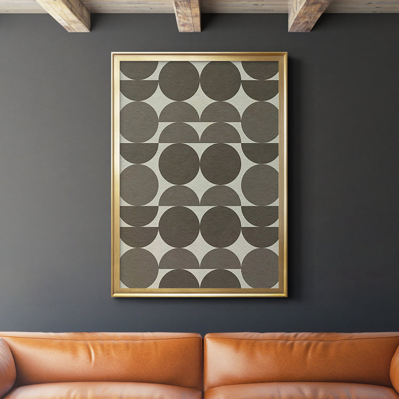 Neutre Subtle Shift II, reproduction encadrée de qualité supérieure - prête à être accrochée, Encadrement doré