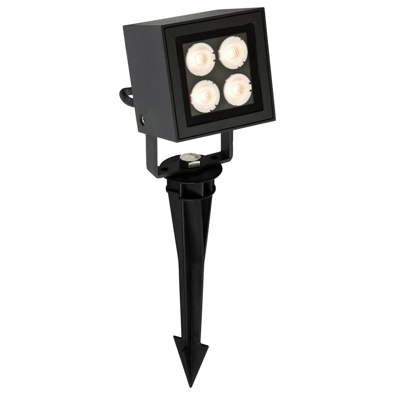Spike Spot Graphite Integrated LED Metal Spotlight