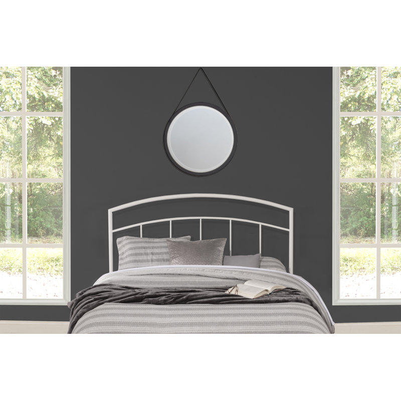 Amielle Metal Spindle Headboard Only, Full, Textured Black