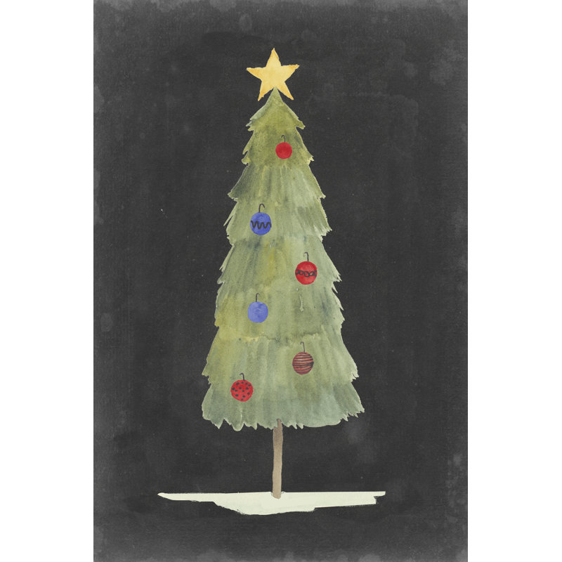 Christmas Glow II -  Painting, 46 cm H x 30 cm W, Wrapped Canvas