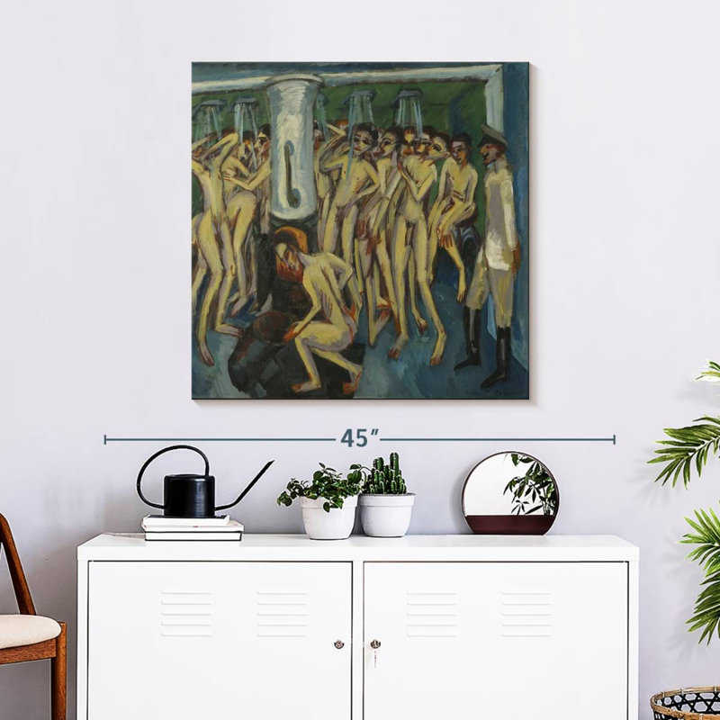 Avery Artillerymen In The Shower, 30" H x 30" W