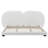 Extra Thick Upholstered Platform Bed Frame with Luxury Split Headboard, Easy Assembly, White,King