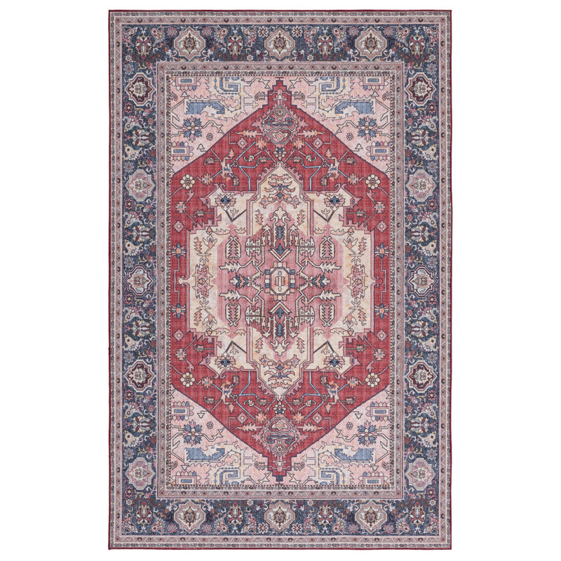 Tucson Performance Machine Washable Southwestern Rug, Rectangle 4' x 6'