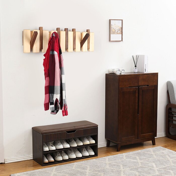 Union Rustic 8 - Hook Wall Mounted Coat Rack & Reviews 