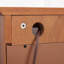 2 Doors Curio Cabinet With Tempered Glass Doors-402064747