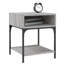 Elsaid 40cm W Iron Bedside Table-749494355