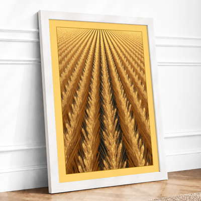 Fields of Gold Rustic - Framed Print