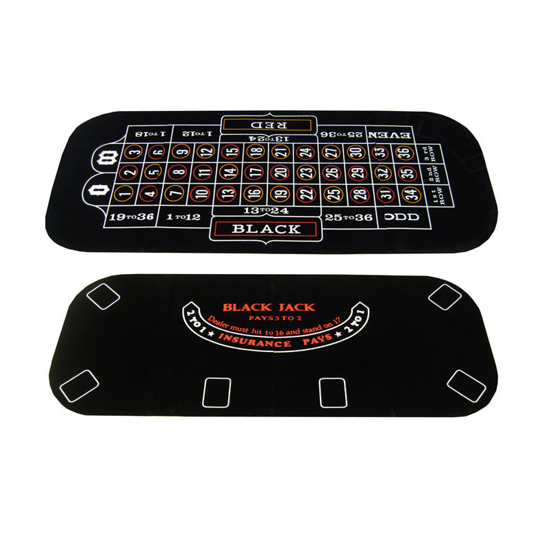 Housse de table de poker pliante 3 en 1