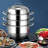6 - Piece Stainless Steel Cookware Set