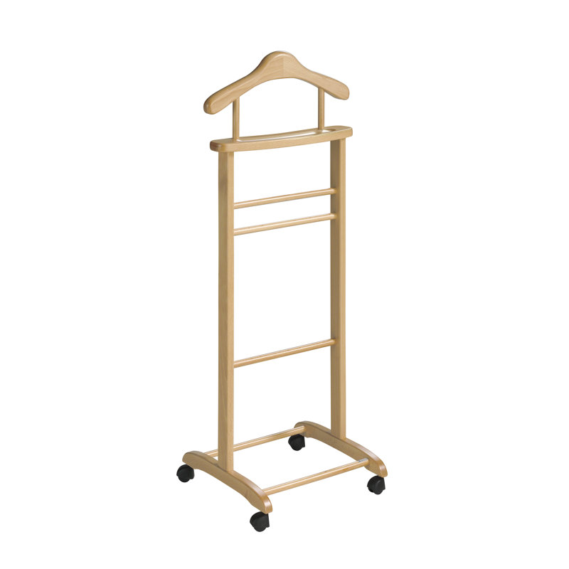 Ahearn Freestanding Valet Stand, Natural