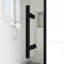 Porte de douche pivotante demi-cadre l 34 po x H 72 po