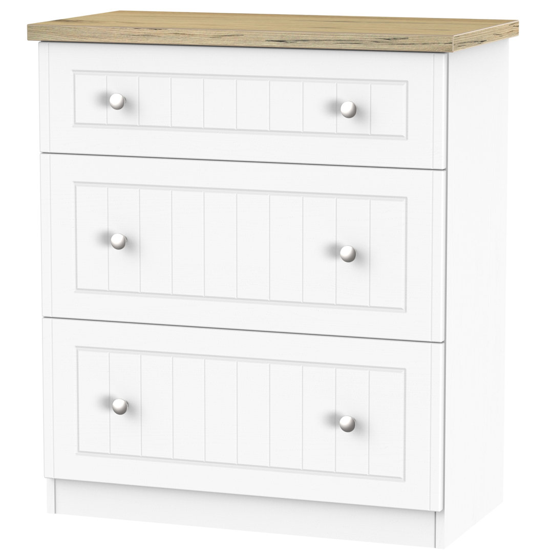 Fully Assembled Rosio 3 Drawer Chest