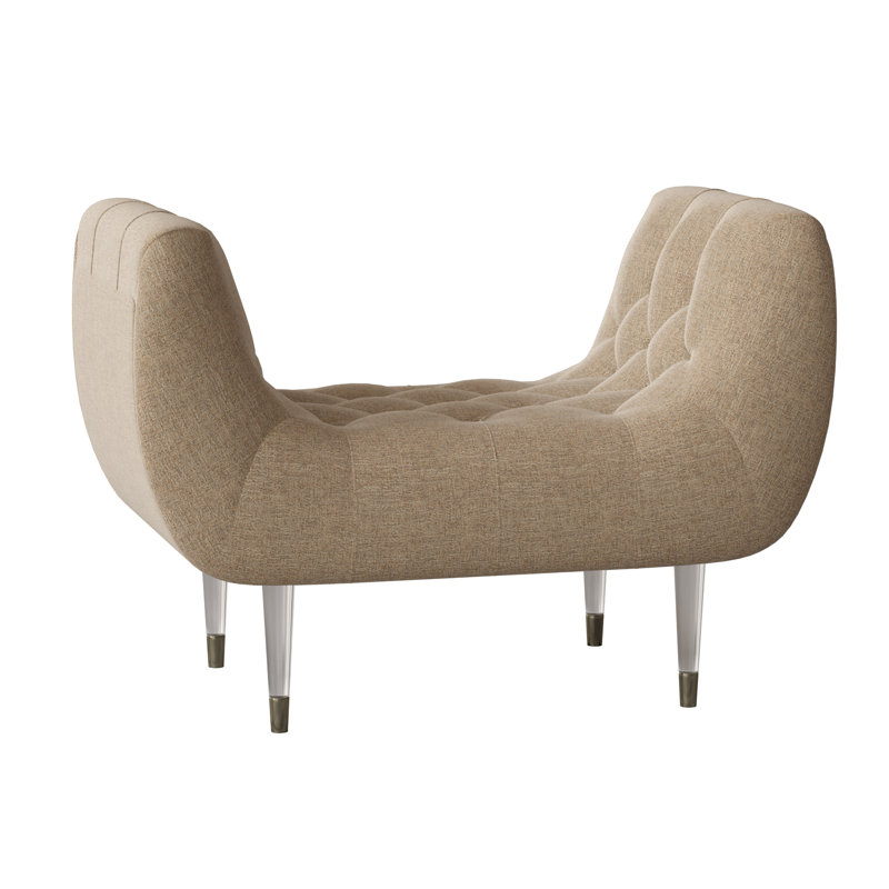 Capri Upholstered Bench, Elise Flax