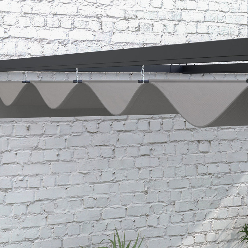 Brilea 2.97m x 3.97m Steel Pergola