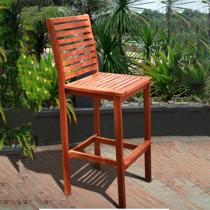 Eucalyptus Outdoor 32'' Bar Stool