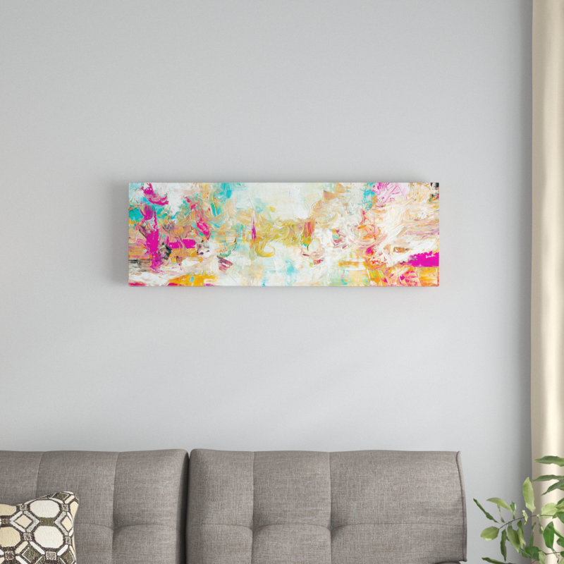 « spring », reproduction d’art sur toile, H 12 po x l 36 po x P 1,5 po