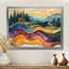 «Native Indian Village In A Forest Landscape I», art mural forêt-648869145-648869154-671601538