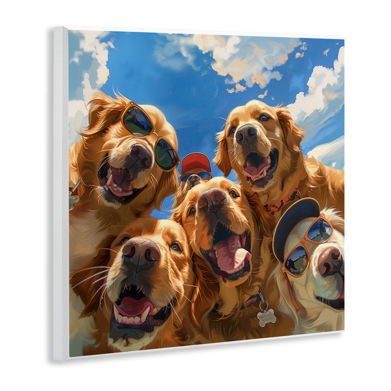  "Golden Retriever Group", impression sur plaque par Jim Baldwin