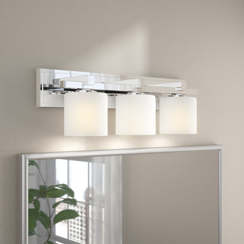 Marshun 3 - Light Dimmable Vanity Light, Chrome