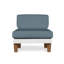 Catalina Outdoor Teak Lounge Chair-502431822-502431838
