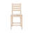 Sandra Solid Beech Wood 24" Seat Counter Stool-1434607167