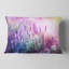 Growing and Blooming Lavender - Coussin décoratif à imprimé floral