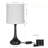 Bedside Table Lamps Line Fabric Lampshade Metal Lamp Base-1261140609-1261140613-1228552050