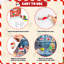 Bricolage pour fenêtre, 208 pièces, ensembles de bricolage de Noël