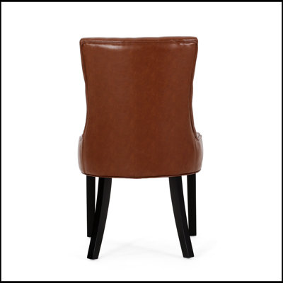 FAUTEUIL CHINEY - KD MP2 (ensemble de 2) avec capitonnage à losanges, réglage de la hauteur du vérin à gaz et siège en similicuir confortable