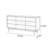 Multi Functional Curved Handle Buffet Table